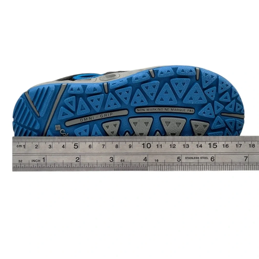Columbia Toddler Boys Hybrid Water Shoes Size 10 Blue Black Fisherman Closed Toe